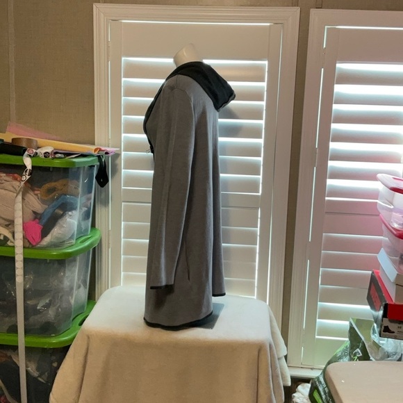 Blanc Noir Charcoal Knit Cardigan - Picture 5 of 8